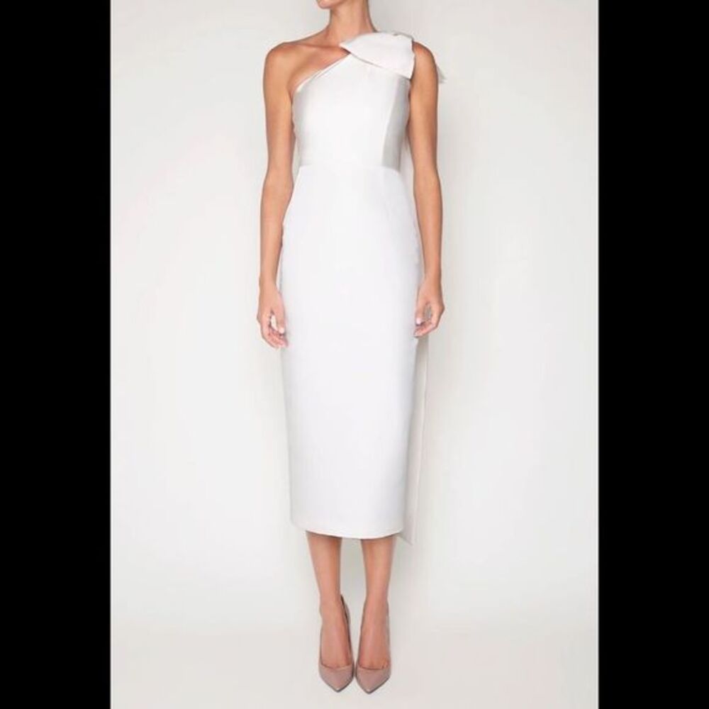 Alexia María Anne Silk Faille Dress US 2 $1150